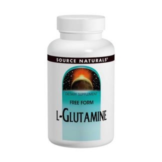 Source Naturals, L-グルタミン、 フリーフォームパウダー、 3.53 oz (100 g)
