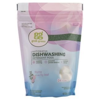 Grab Green, 自動食器洗浄機用洗剤、 タイムとイチジクの葉、 24回分、 15.2オンス (432 g) (Discontinued Item)