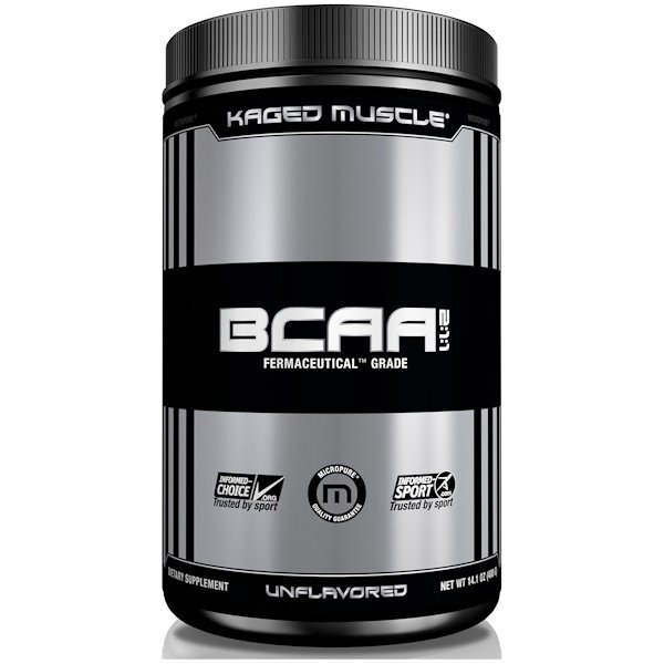 Kaged Muscle, BCAA2:1:1、味付けなし、14.1オンス(400g)