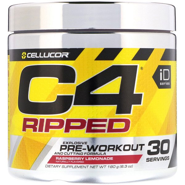 Cellucor, C4リップド、プレワークアウト、ラズベリーレモネード、180g(6.3oz)