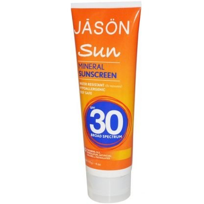 Jason Natural, サン、 ミネラルサンスクリーン、 SPF 30、 4オンス (113 g)
