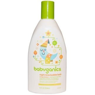 BabyGanics, ナイトタイム バブルバス、 オレンジブロッサム、 12 fl oz (354 ml)