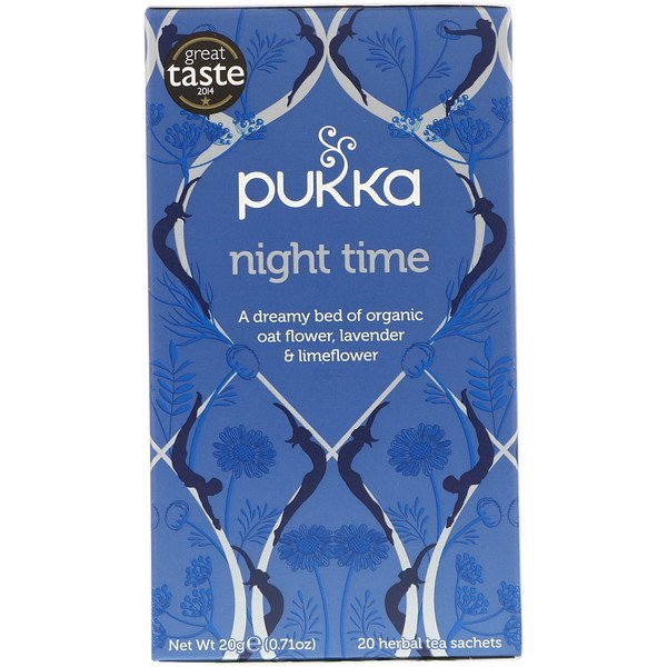Pukka Herbs, Night Time Tea, 20 Herbal Tea Sachets 0.03 oz (1 g)