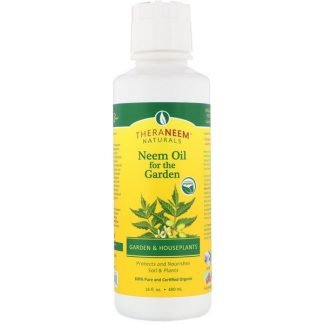 Organix South, TheraNeem Naturals（セラニームナチュラルズ）、ガーデン用ニームオイル、ガーデンと室内植物、480ml（16fl oz）
