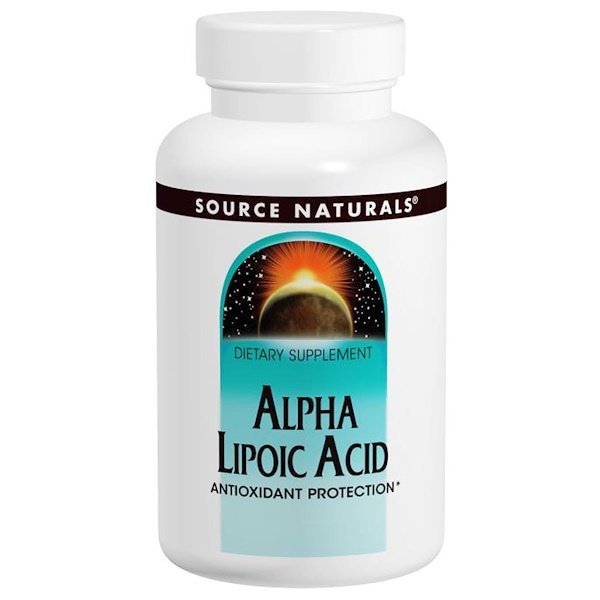 Source Naturals, アルファリポ酸、200 mg、120錠
