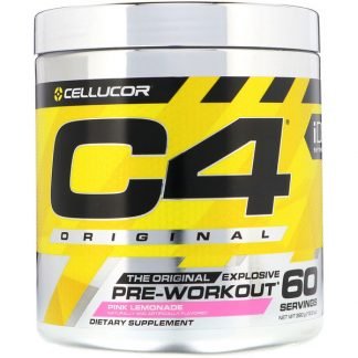 Cellucor, C4オリジナルエクスプローシブ、プレワークアウト、ピンクレモネード、13.8オンス (390 g)