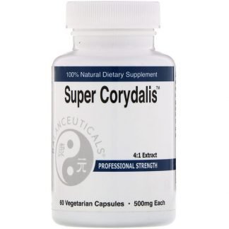 Balanceuticals, Super Corydalis, Professional Strength, 500 mg, 60 Vegetarian Capsules