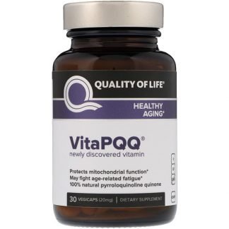 Quality of Life Labs, VitaPQQ（ビタPQQ）、ヘルシーエイジング、植物性カプセル30粒