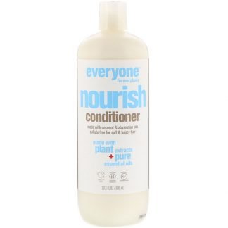 Everyone, ヘア ナリッシュ コンディショナー、硫酸フリー、20.3 fl oz (600 ml)