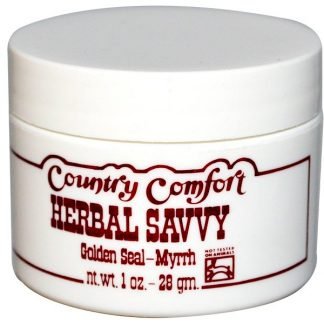 Country Comfort, ハーバル サヴィー、ゴールデンシール-ミルラ、1 oz (28 g)