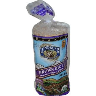 Lundberg, 玄米 オーガニック・ライスケーキ、無塩、8.5 oz (241 g)