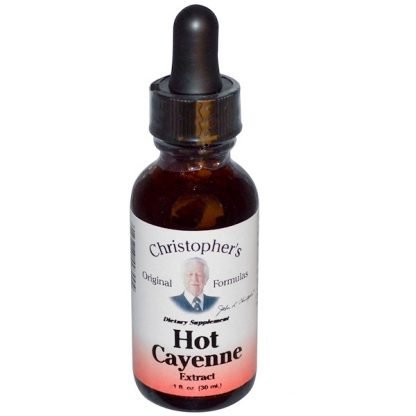 Christopher's Original Formulas, ホットカイエンエキス、1 fl oz (30 ml)