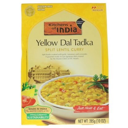 Kitchens of India, イエロー・ダル・タドカ、ひきわりレンズ豆のカレー炒め煮、10オンス（285 g）
