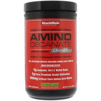 MuscleMeds, Amino Decanate, Citrus Lime, 13.5 oz (384 g)