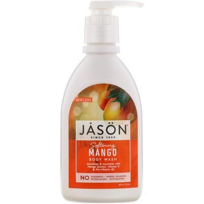 Jason Natural, ボティウォッシュ、軟化効果のマンゴー、30 fl oz (887 ml)