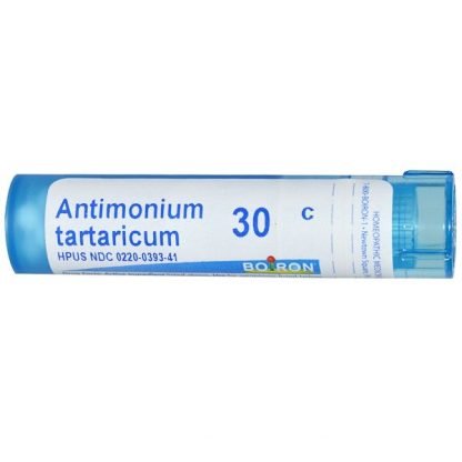 Boiron, Single Remedies, アンチモニウム Tartaricum, 30C, 約 80 粒