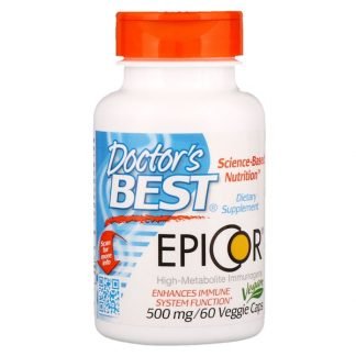 Doctor's Best, エピコ, 500 mg, 60粒（ベジタリアンカプセル）