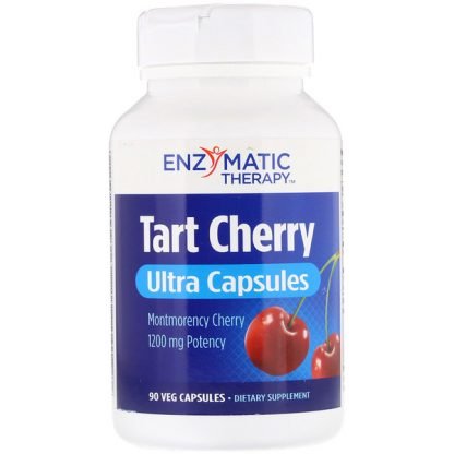 Enzymatic Therapy, Tart Cherry, Ultra Capsules, 90 Veg Capsules