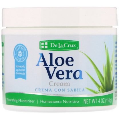De La Cruz, アロエベラクリーム、4オンス (114 g)