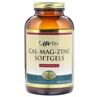LifeTime Vitamins, Cal-Mag-Zinc with Vitamin D, 180 Softgels (Discontinued Item)