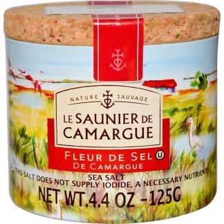 Le Saunier de Camargue, フルール・ド・セル, 海塩, 4.4オンス (125 g)