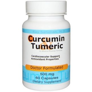 Advance Physician Formulas, Inc., クルクミン・ターメリック、 500 mg、カプセル 60錠