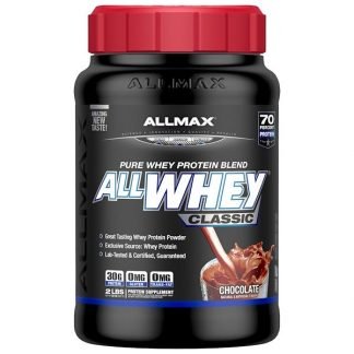 ALLMAX Nutrition, オールホエイクラシック、100%ホエイプロテイン、チョコレート、2ポンド (907 g)