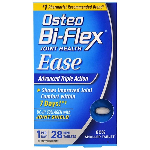 Osteo Bi-Flex, Osteo Bi-Flex、 安心、 UC-II コラーゲンフォーミュラ、 ミニ錠剤28錠