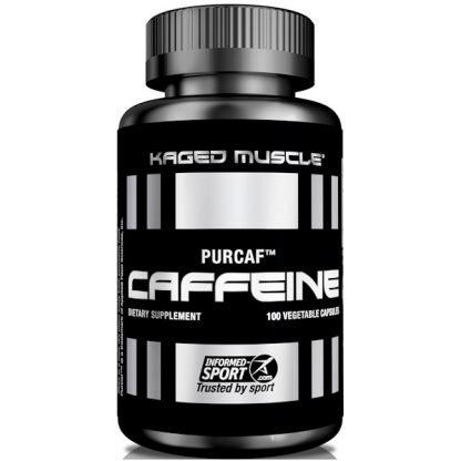 Kaged Muscle, ピューキャフ、カフェイン、ベジキャップ100錠