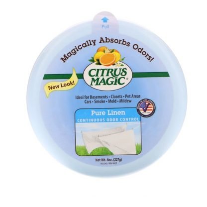 Citrus Magic, ソリッド・エアフレッシュナー、ピュアリンネル、8 oz (227 g)