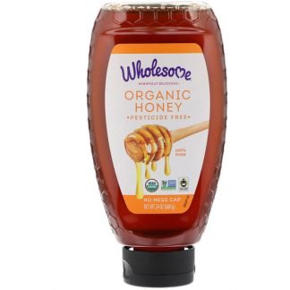 Wholesome , オーガニックハニー、24 oz (680 g)