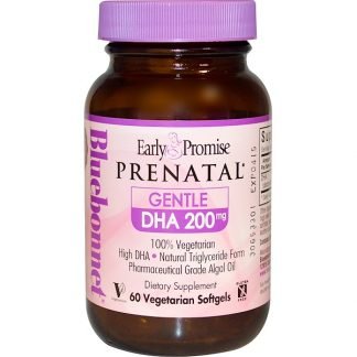 Bluebonnet Nutrition, Early Promise Prenatal、ジェントルDHA 、 200 mg、べジソフトジェル 60 錠