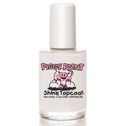 Piggy Paint, マニキュア、トップコート、0.5 液量オンス (15 ml)