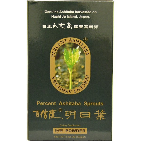 Percent Ashitaba, 明日葉パウダー、 3.52 オンス (50 g x 2)