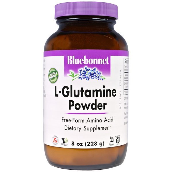 Bluebonnet Nutrition, L-グルタミンパウダー、8 oz (228 g)