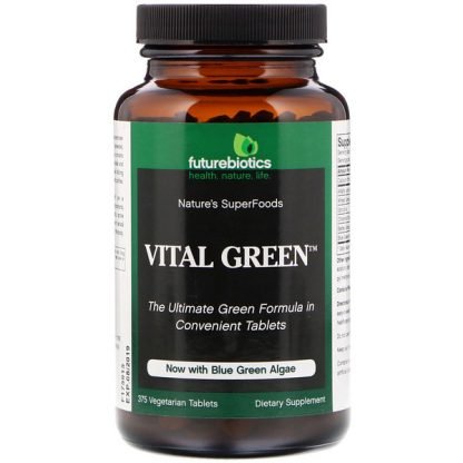 FutureBiotics, Vital Green, 375 Vegetarian Tablets