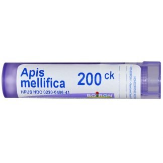 Boiron, Single Remedies, Apis Mellifica（アピス メリフィカ）、200CK、約80ペレット
