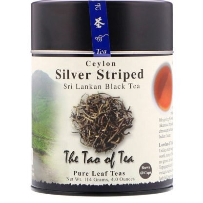 The Tao of Tea, スリランカ産ブラックティー、セイロンシルバーストライプ、4.0オンス (114 g)