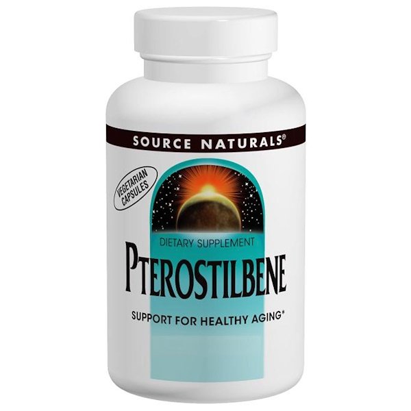 Source Naturals, プテロスチルベン, 50 mg, 120 カプセル