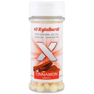 Xyloburst, キシリトールミント、 シナモン、 6.35オンス (180 g)、 300個