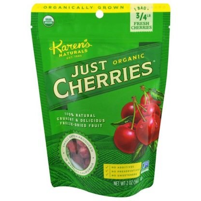 Karen's Naturals, Just Organic Cherries、2 oz (56 g)