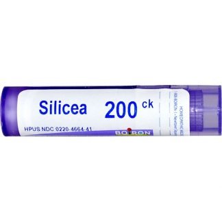 Boiron, Single Remedies, Silicea（シリシア）、200CK、約80ペレット