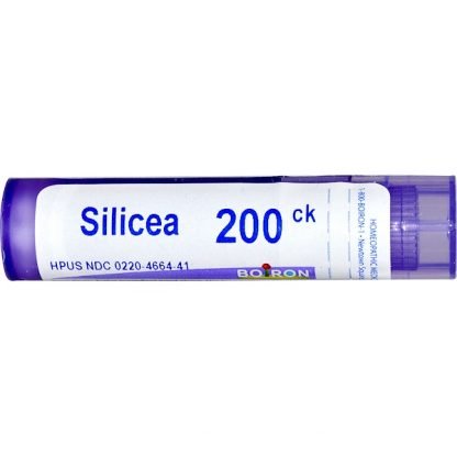 Boiron, Single Remedies, Silicea（シリシア）、200CK、約80ペレット