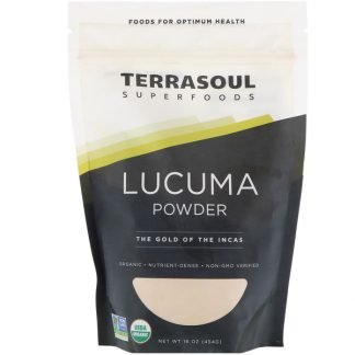 Terrasoul Superfoods, ルクマパウダー、インカの黄金、16オンス (454 g)