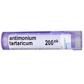 Boiron, Single Remedies, アンチモニウム Tartaricum, 200CK,約 80 粒
