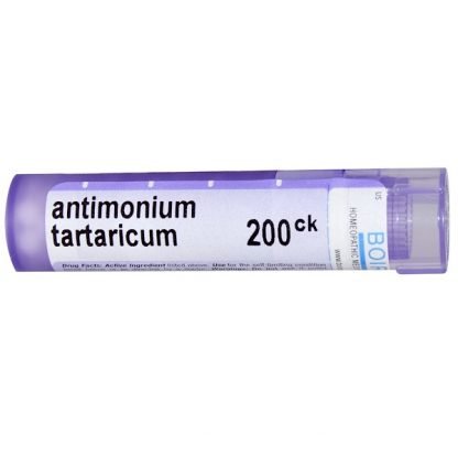 Boiron, Single Remedies, アンチモニウム Tartaricum, 200CK,約 80 粒