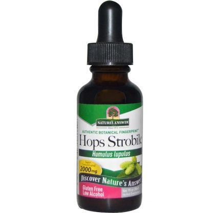 Nature's Answer, ホップストロボイル、 低 アルコール、 2000 mg、 1 fl oz (30 ml)