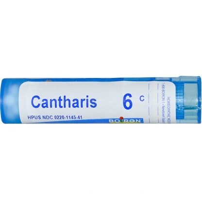Boiron, Single Remedies, Cantharis（カンタリス）、6C、約80ペレット