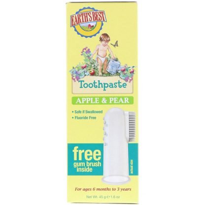 Earth's Best, Toothpaste - Apple & Pear, 1.6 oz