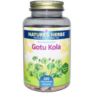 Nature's Herbs, ワイルドカントリーサイド、ツボクサ、100植物性カプセル